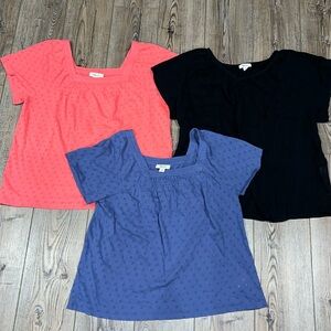 Style & Co Lot of 3 XL flutter sleeve tops from Macys